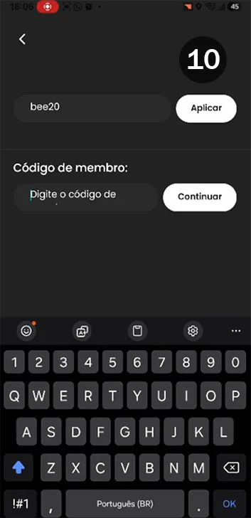 Tela 10 do app Baratão Combustíveis